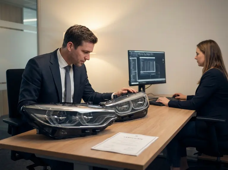 Сертификат на фары